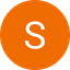 White letter S inside an orange circle avatar