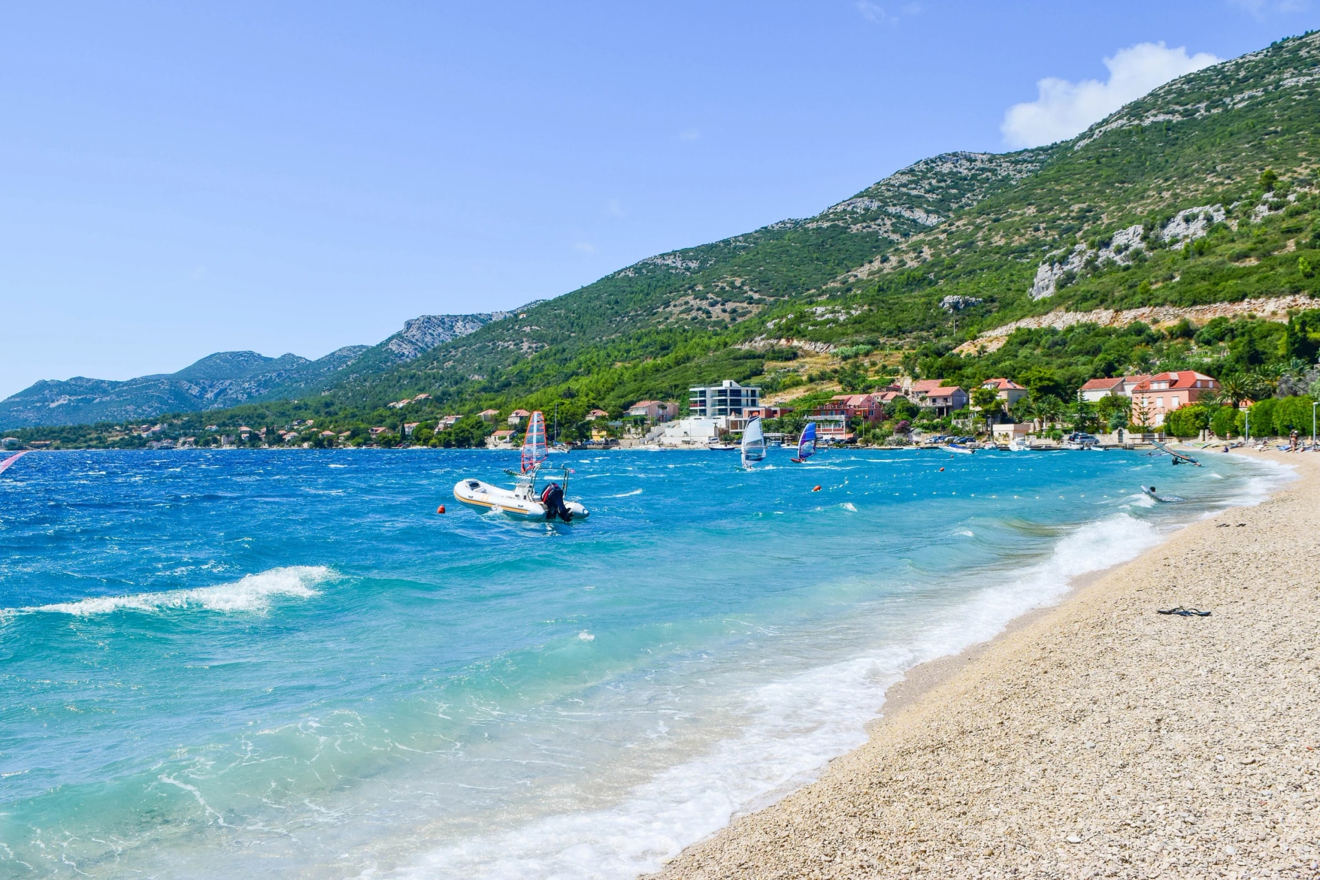 The Kuciste beach.