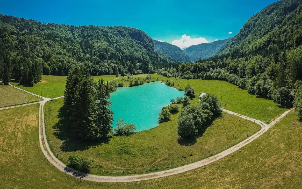 Lake kreda is great for summer refreshment