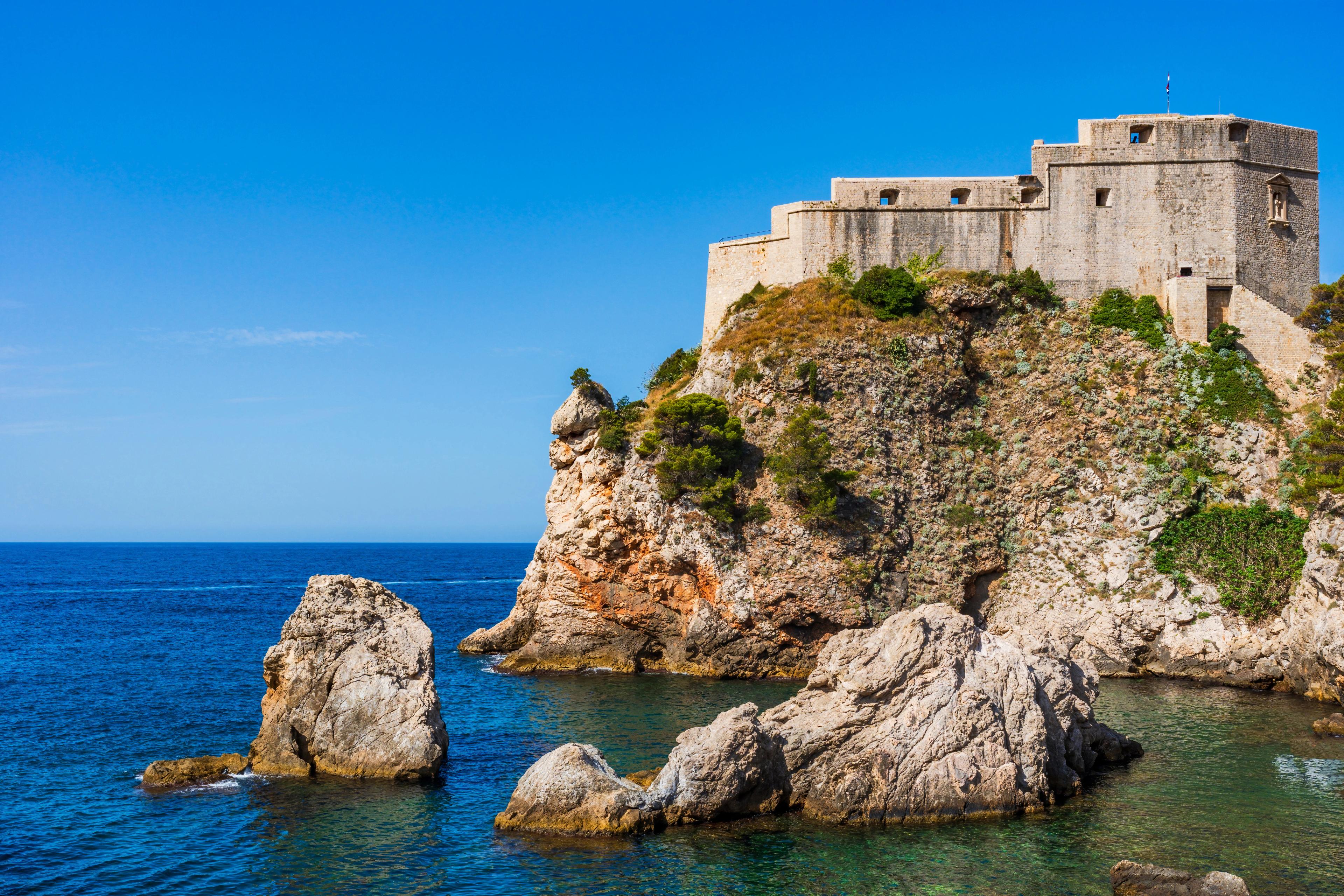 Fort Lovrijenac - a historic fortress in Dubrovnik's Old Town, Croatia