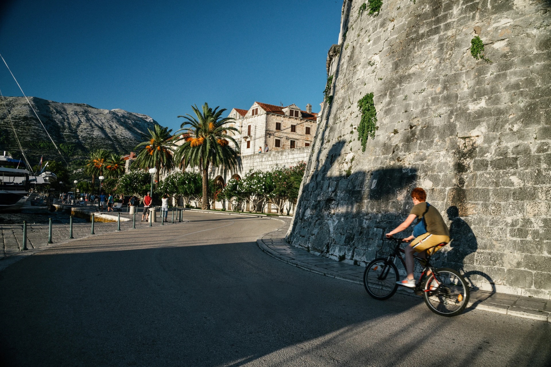 Korcula Old Town, Korcula Island in Dalmatian Coast of Croatia