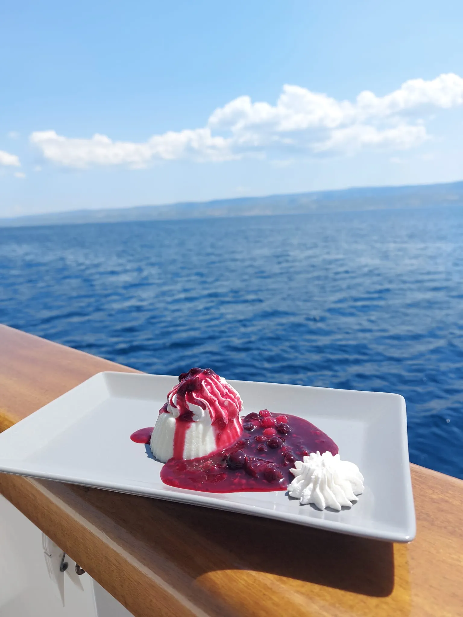 Dessert on deck