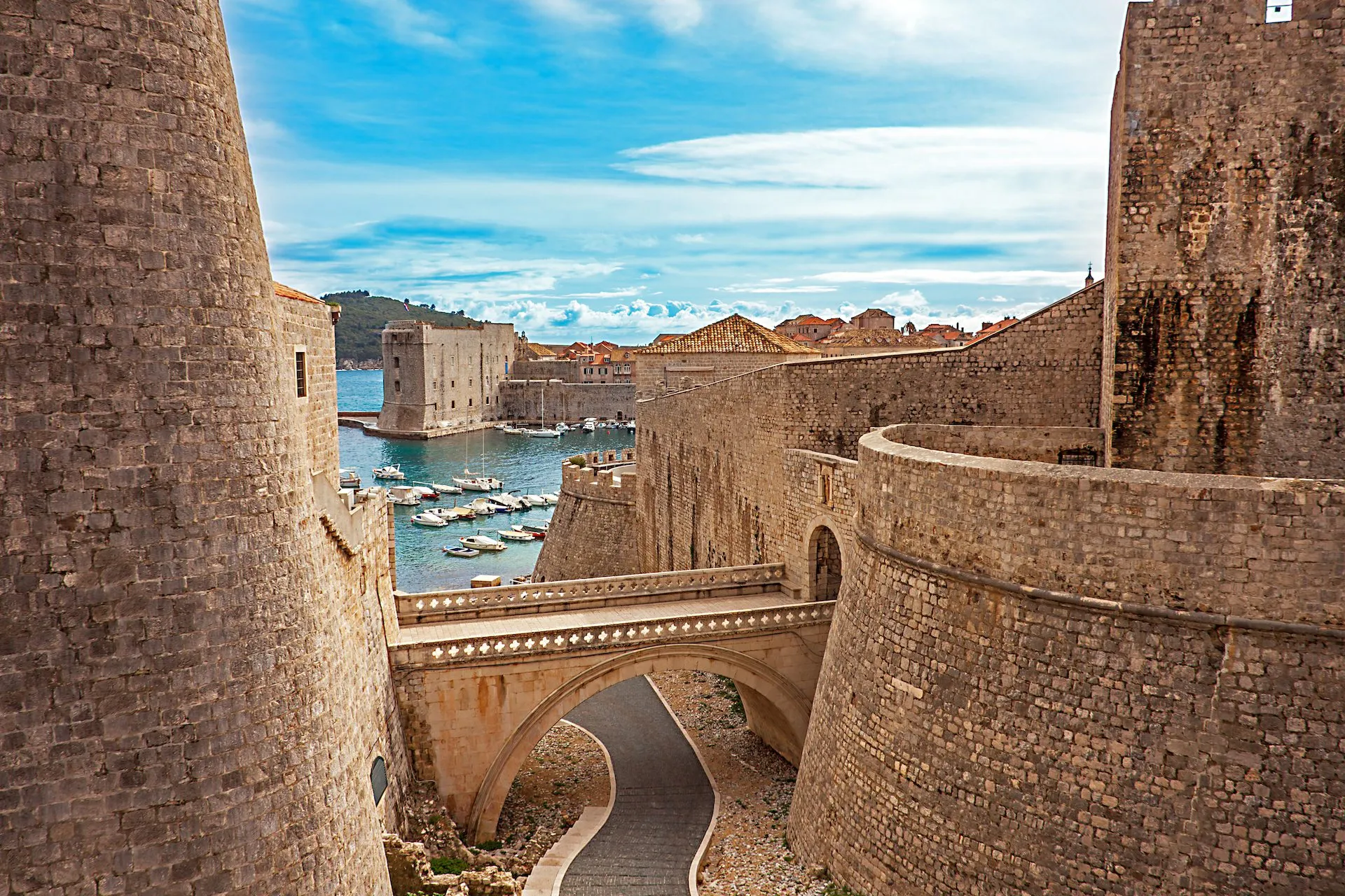 De muren van Dubrovnik