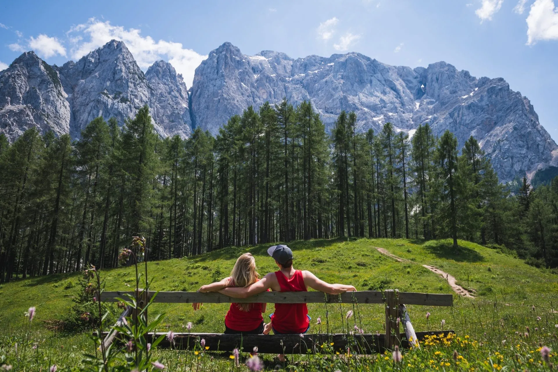 Relaxing at vrsic pass