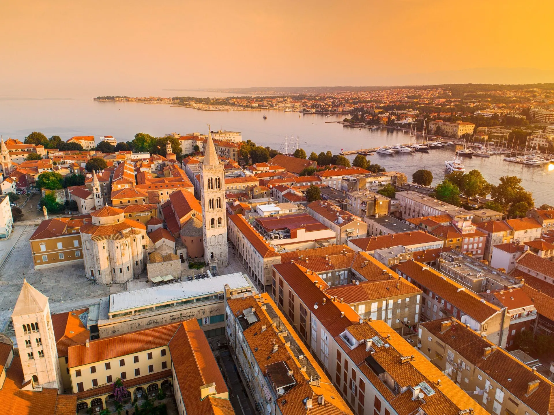 Zadar from above scaled